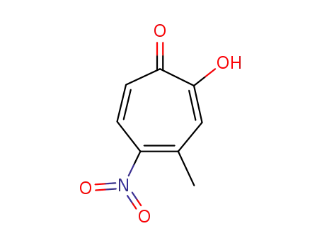 Molecular Structure of 98554-86-0 (4-methyl-5-nitro-tropolone)
