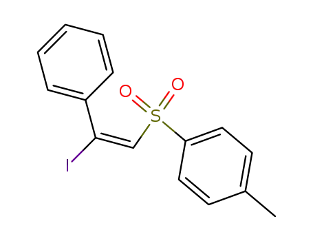 Molecular Structure of 22183-12-6 (1-[(2-iodo-2-phenylethenyl)sulfonyl]-4-methylbenzene)