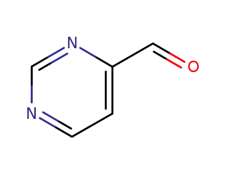 Molecular Structure of 2435-50-9 (Pyrimidine-4-carboxaldehyde)