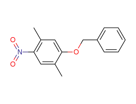 Molecular Structure of 19499-98-0 (2,5-Dimethyl-4-nitro-phenyl-benzylether)