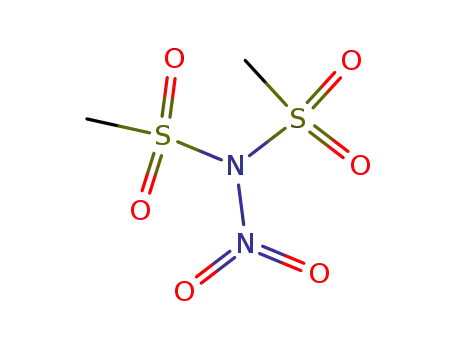 Molecular Structure of 80284-02-2 (N-nitromethanesulfonimide)