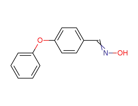Molecular Structure of 270259-83-1 (4-phenoxybenzaldehyde oxime)