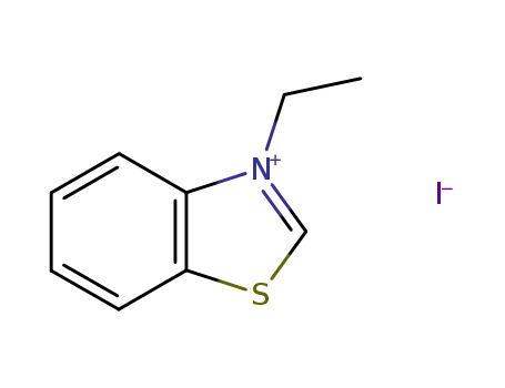 Molecular Structure of 3119-94-6 (3-ethylbenzothiazolium iodide)