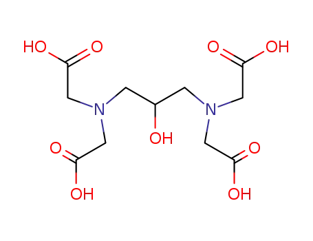 Molecular Structure of 3148-72-9 (1,3-DIAMINO-2-PROPANOL-N,N,N',N'-TETRAACETIC ACID)
