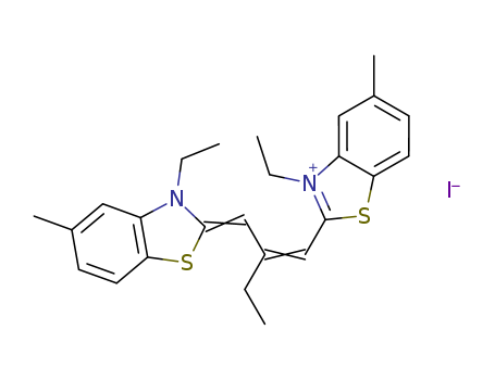 Benzothiazolium,3-ethyl-2-[2-[(3-ethyl-5-methyl-2(3H)-benzothiazolylidene)methyl]-1-buten-1-yl]-5-methyl-,iodide (1:1)