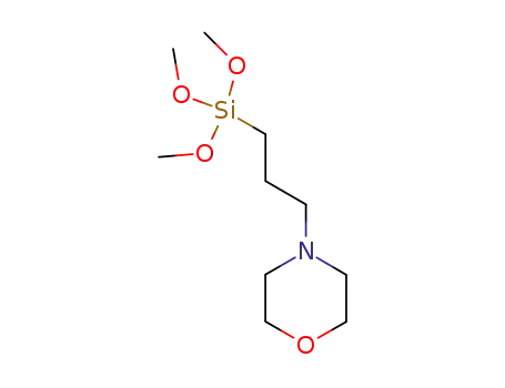 Molecular Structure of 31024-54-1 (N-(3-Trimethoxysilylpropyl)Morpholine)