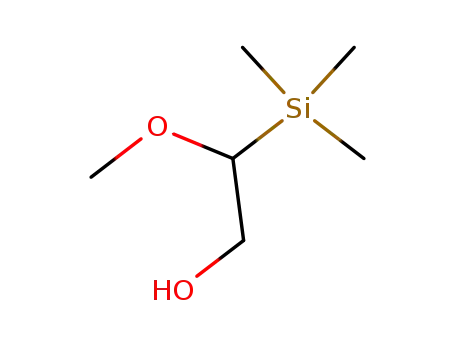 Molecular Structure of 138722-27-7 (2-Methoxy-2-(trimethylsilyl)ethanol)
