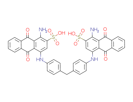 2-Anthracenesulfonicacid,4,4'-[methylenebis(4,1-phenyleneimino)]bis[1-amino-9,10-dihydro-9,10-dioxo-
