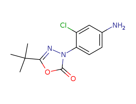 1,3,4-Oxadiazol-2(3H)-one,3-(4-amino-2-chlorophenyl)-5-(1,1-dimethylethyl)-