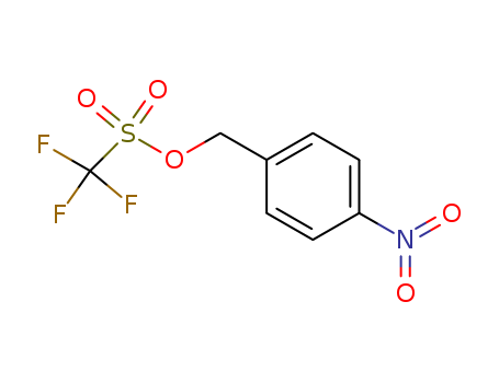 Molecular Structure of 114533-06-1 (Methanesulfonic acid, trifluoro-, (4-nitrophenyl)methyl ester)