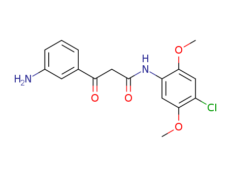 Benzenepropanamide,3-amino-N-(4-chloro-2,5-dimethoxyphenyl)-b-oxo-