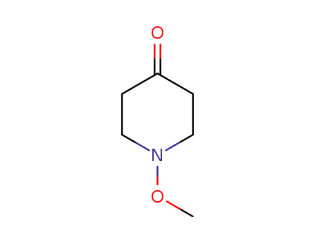 Molecular Structure of 102170-24-1 (N-Methoxypiperidin-4-one)