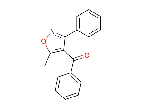 Methanone,(5-methyl-3-phenyl-4-isoxazolyl)phenyl- cas  14677-93-1
