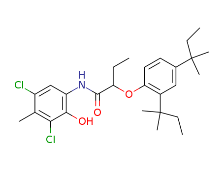 2-[2,4-Bis(tert-pentyl)phenoxy]-N-(3,5-dichloro-2-hydroxy-p-tolyl)butyramide