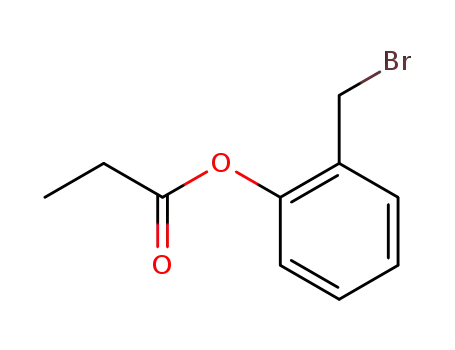 Molecular Structure of 70339-98-9 (1-propionoxy-2-bromomethylbenzene)