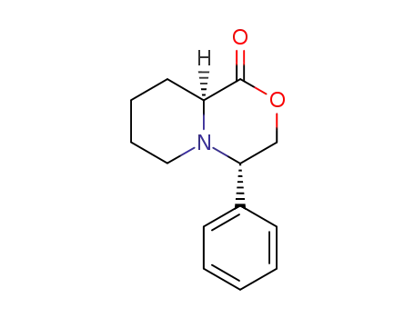 Molecular Structure of 290333-69-6 ((4S,9aS)-4-phenylhexahydropyrido[2,1-c][1,4]oxazin-1-one)