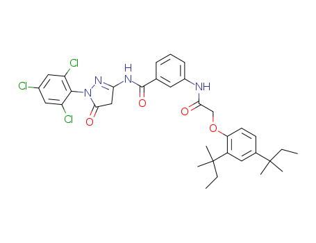 dihydrooxotrichlorophenylpyrazolyldi-tert-pentylp
