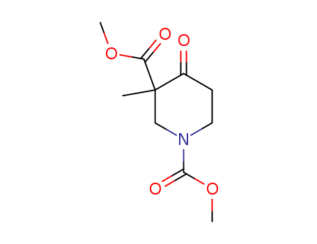 1,3-Piperidinedicarboxylicacid, 3-methyl-4-oxo-, 1,3-dimethyl ester