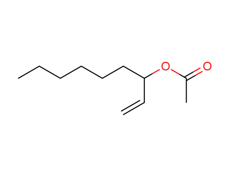 Molecular Structure of 31795-37-6 (1-hexylallyl acetate)