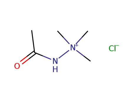 Molecular Structure of 5329-86-2 (2-acetyl-1,1,1-trimethylhydrazinium)