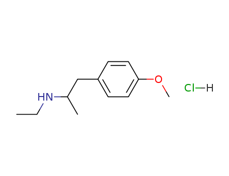Benzeneethanamine,N-ethyl-4-methoxy-a-methyl-, hydrochloride (1:1)