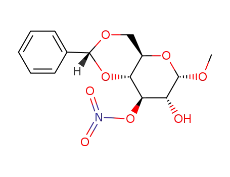 methyl-[<i>O</i><sup>4</sup>,<i>O</i><sup>6</sup>((<i>R</i>)-benzylidene-<i>O</i><sup>3</sup>-nitro-α-D-glucopyranoside]