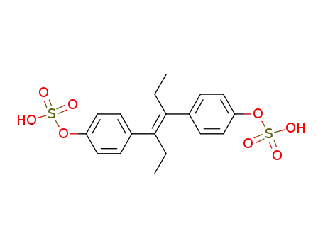 Molecular Structure of 316-23-4 ((E)-4,4'-(1,2-diethylethylene)diphenyl bis(hydrogen sulphate))