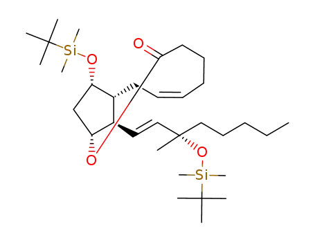 (15S)-15-methyl-PGF<sub>2α</sub> 1,11-lactone 9,15-bis(tert-butyldimethylsilyl ether)