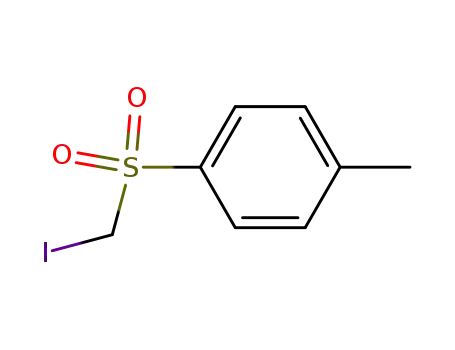 Molecular Structure of 37891-96-6 (Benzene, 1-[(iodomethyl)sulfonyl]-4-methyl-)