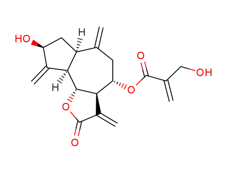 Molecular Structure of 35730-78-0 (Cynaropicrin)
