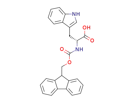 Molecular Structure of 86123-11-7 (Fmoc-D-tryptophan)