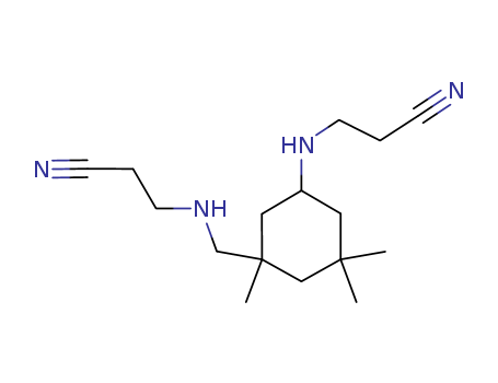 3-[[3-[(2-cyanoethylamino)methyl]-3,5,5-trimethyl-cyclohexyl]amino]propanenitrile