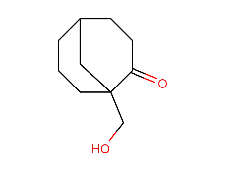 Molecular Structure of 74510-23-9 (1-(Hydroxymethyl)bicyclo<3.3.1>nonan-2-on)