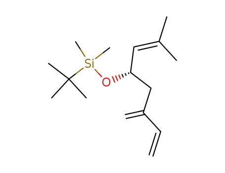 Molecular Structure of 134393-22-9 ((S)-4-t-Butyldimethylsilyloxy-2-methyl-6-methyleneocta-2,7-diene)