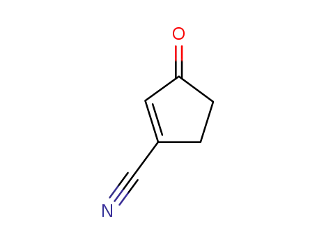 Molecular Structure of 34250-16-3 (1-Cyclopentene-1-carbonitrile, 3-oxo-)
