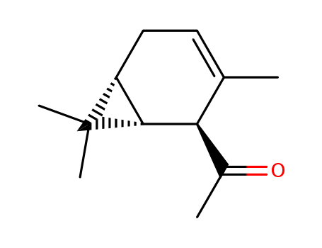 1-(3,7,7-Trimethylbicyclo(4.1.0)hept-3-en-2-yl)ethan-1-one