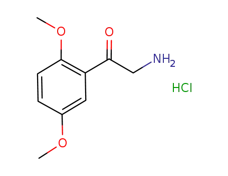 Molecular Structure of 671224-08-1 (Ethanone, 2-amino-1-(2,5-dimethoxyphenyl)-, hydrochloride)