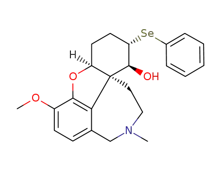 Molecular Structure of 312920-77-7 (1-hydroxy-2-phenylseleno-3-deoxylycoramine)