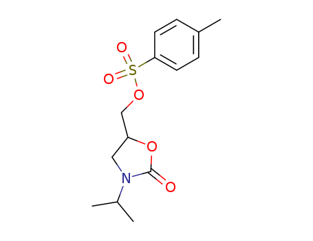 5-[(4-methylphenyl)sulfonyloxymethyl]-3-propan-2-yl-oxazolidin-2-one(83277-31-0)