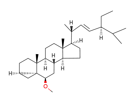 (3alpha,5R,6beta,22E)-6-Methoxy-3,5-cyclostigmast-22-ene