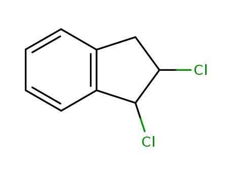 Molecular Structure of 74925-48-7 (1H-Indene, 1,2-dichloro-2,3-dihydro-)