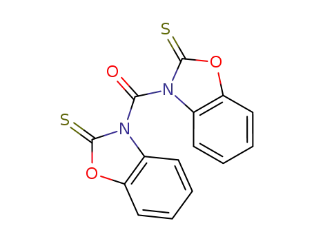 Molecular Structure of 91292-18-1 (N,N'carbonyldi<2(3H)-benzoxazolethione>)