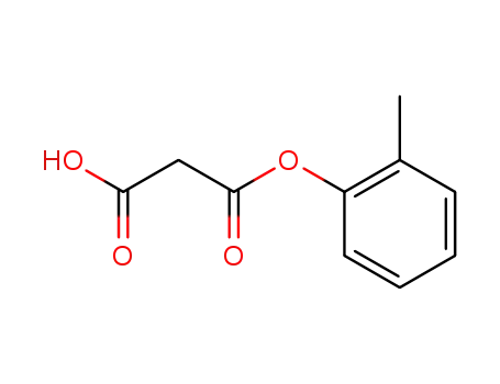 Molecular Structure of 114223-12-0 (3-(2-methylphenoxy)-3-oxo-propanoic acid)