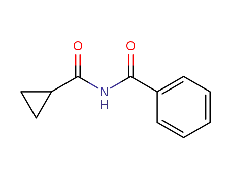 Molecular Structure of 756488-67-2 (Benzamide,  N-(cyclopropylcarbonyl)-)