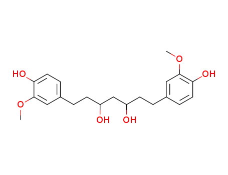 Molecular Structure of 36062-07-4 ((3S,5S)-1,7-BIS(4-HYDROXY-3-METHOXYPHENYL)HEPTANE-3,5-DIOL)