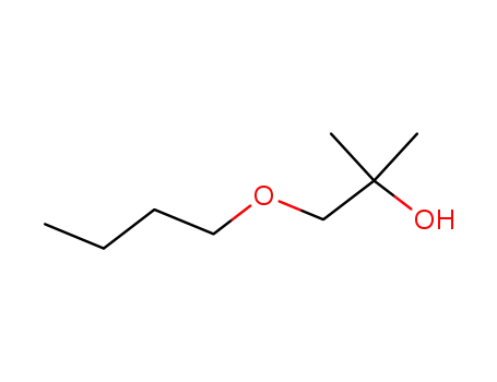 Molecular Structure of 3587-69-7 (1-butoxy-2-methylpropan-2-ol)