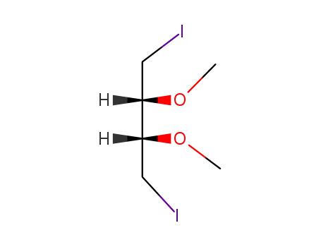 Molecular Structure of 58313-64-7 (<i>meso</i>-1,4-diiodo-2,3-dimethoxy-butane)