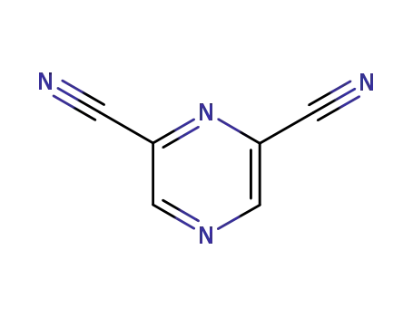 Molecular Structure of 70911-23-8 (pyrazine-2,6-dicarbonitrile)