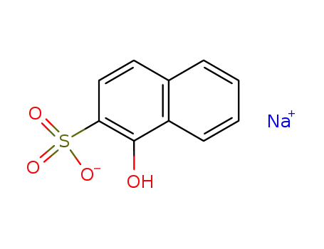 Molecular Structure of 832-50-8 (Sodium 1-hydroxynaphthalene-2-sulphonate)