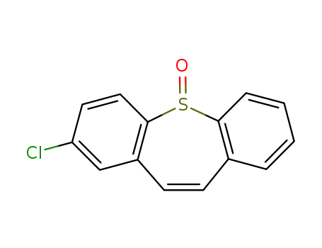 Molecular Structure of 58288-83-8 (2-chloro-dibenzo[b,f]thiepine-5-oxide)
